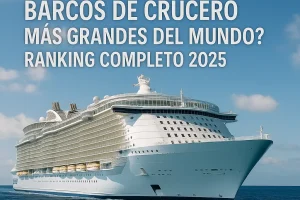 Cuáles son los 10 barcos de crucero más grandes del mundo: Ranking completo 2025